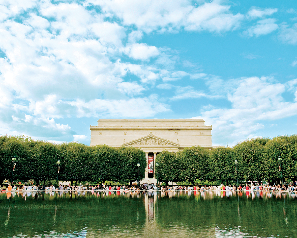 The National Gallery of Art's Sculpture Garden fountain