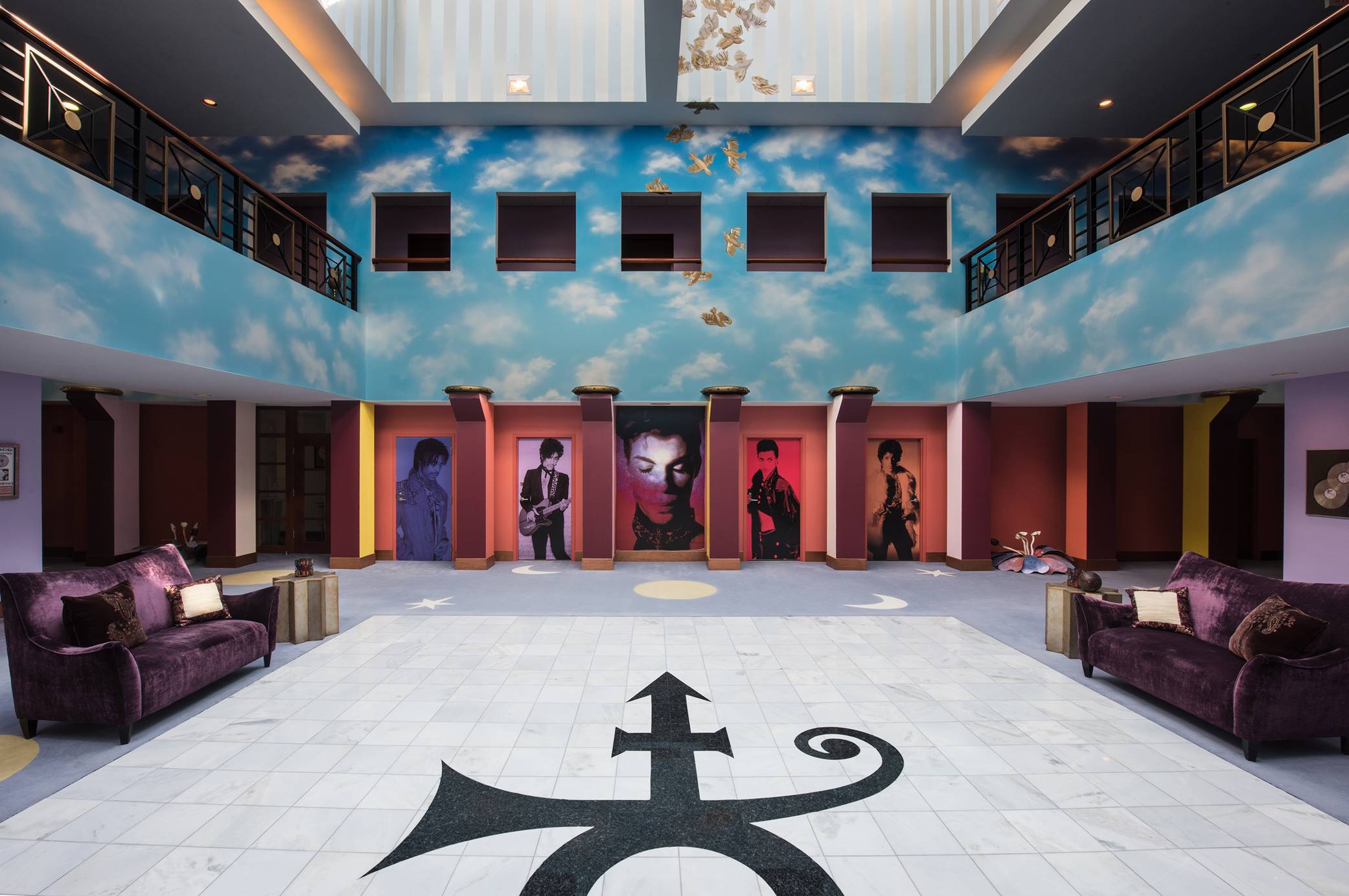 Atrium in Prince's home