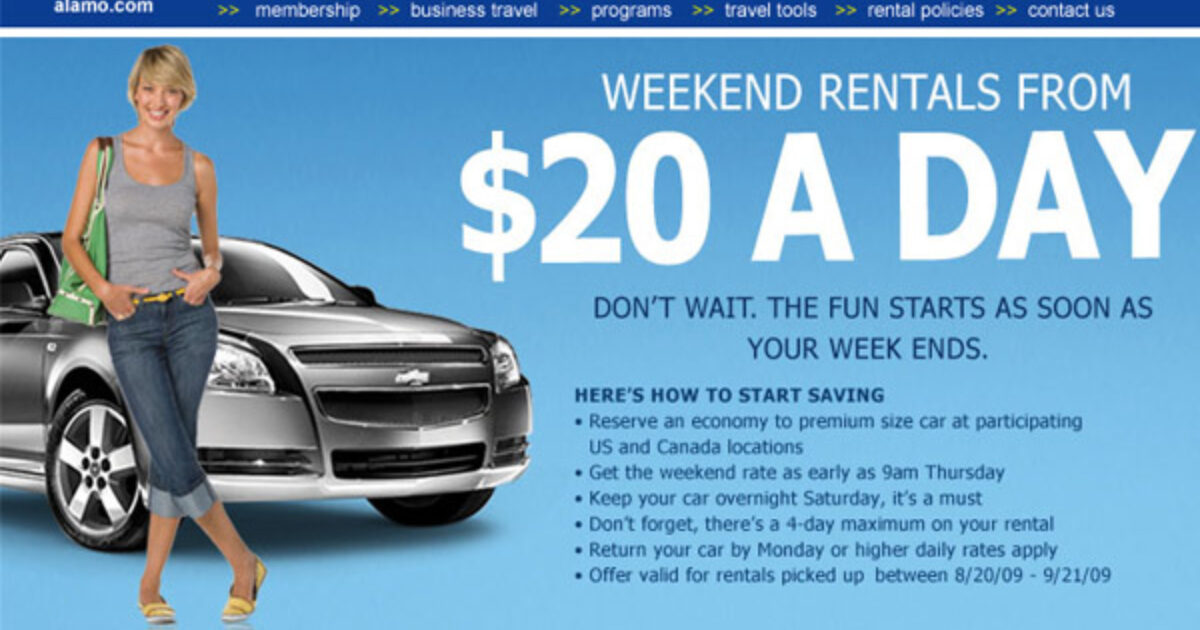 Budget Travel The car rental promotion that actually costs you…