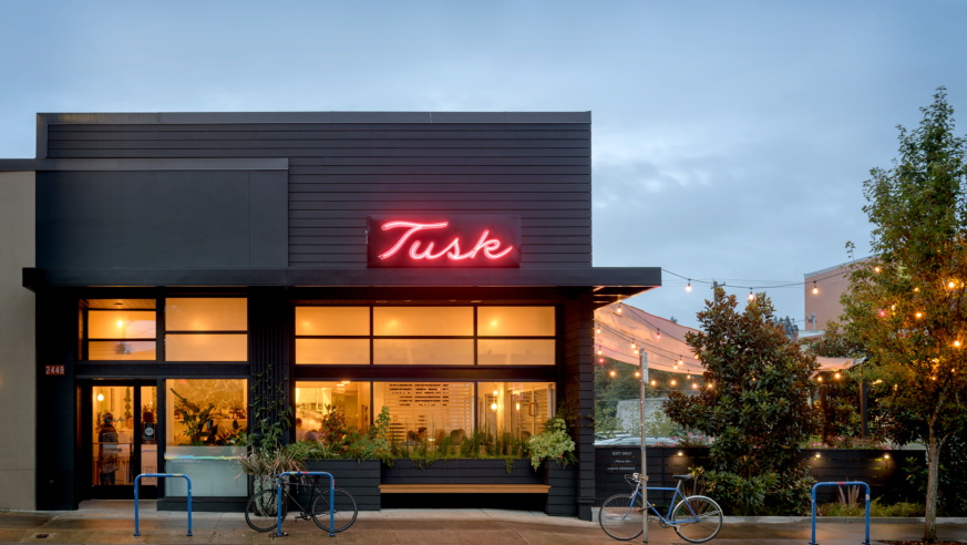 Tusk restaurant exterior