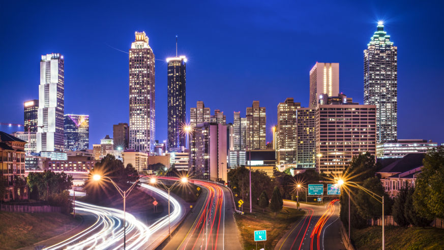 A view of Atlanta's skyline