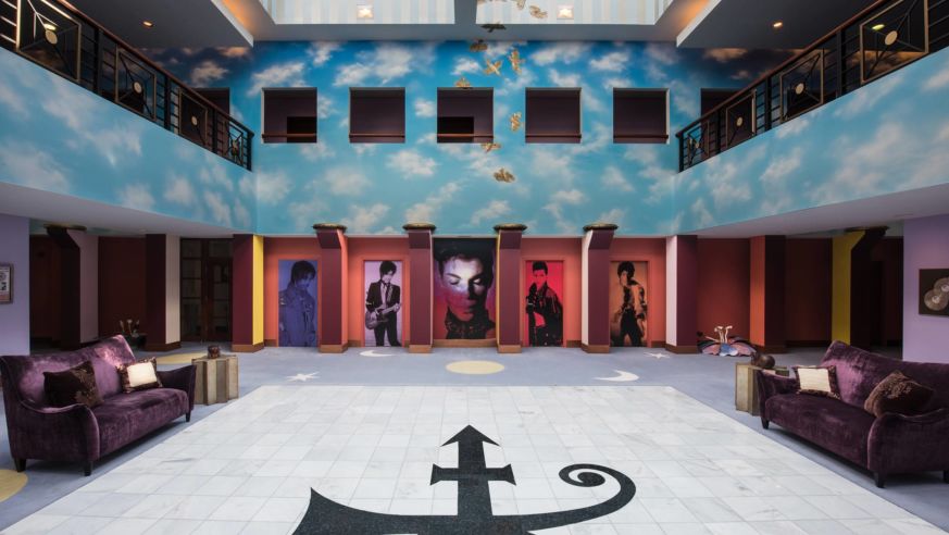 Atrium in Prince's home