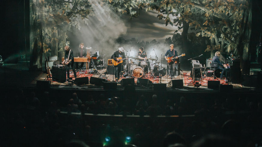 Wilco on stage at Big Ears music festival