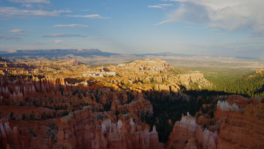 A panoramic view of Bryce Canyon National Park, Utah