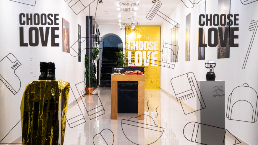 storefront Choose Love