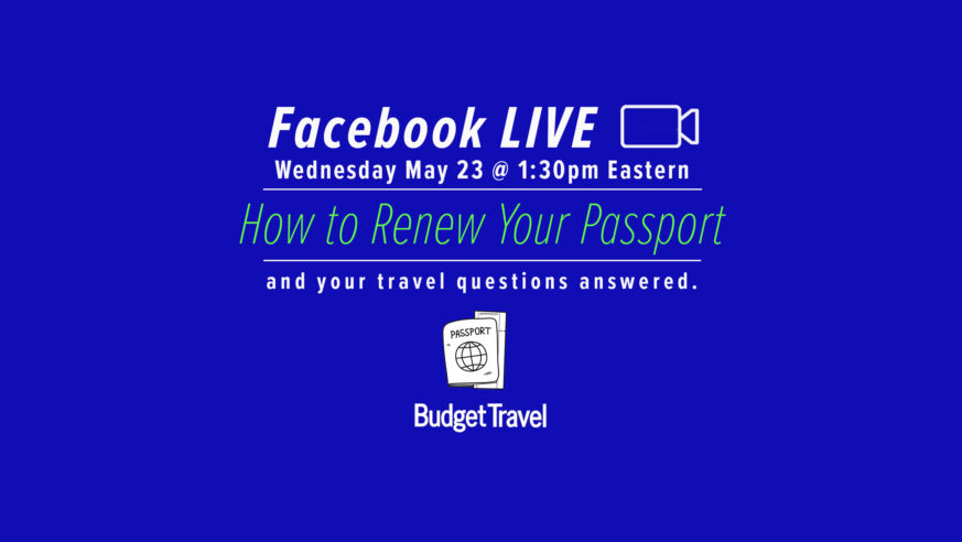 Fb Live How To Renew Your Passport