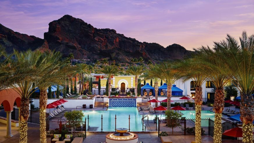 Hero Sunset Omni Scottsdale Resort Spa At Montelucia
