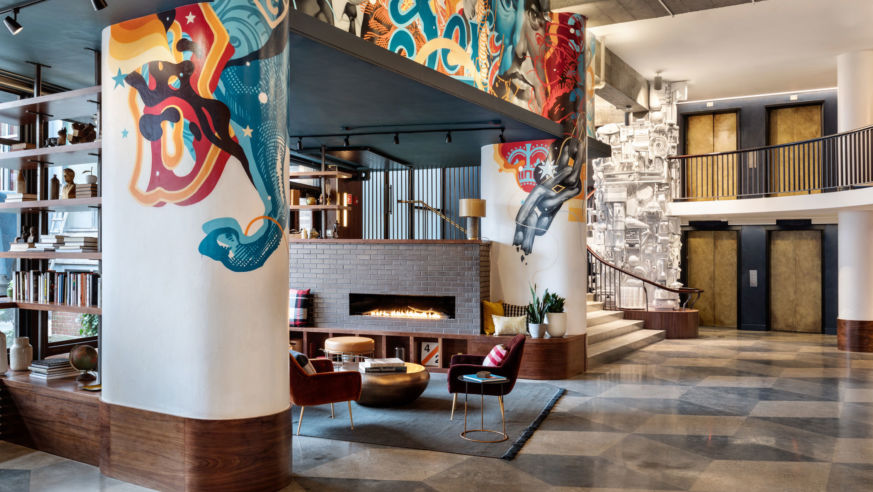 Hotel lobby