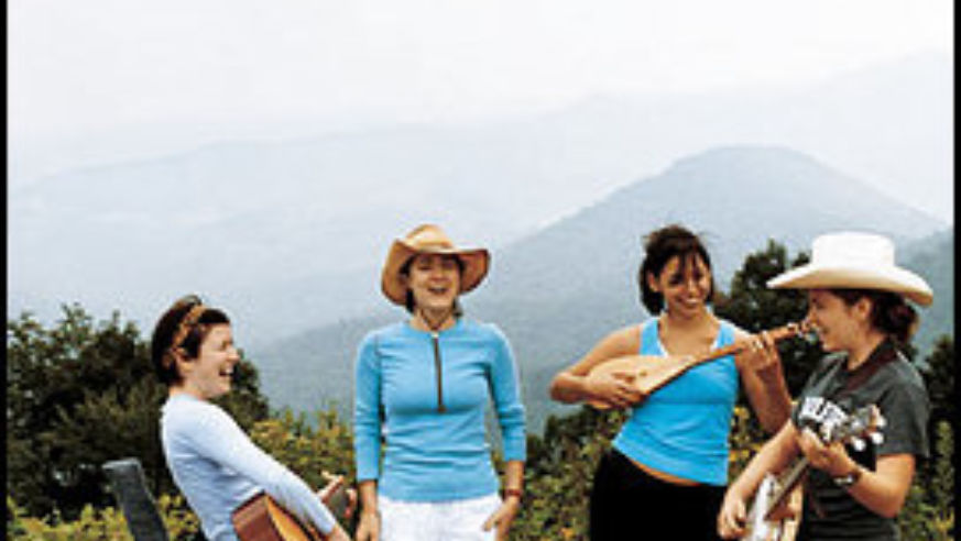 Road-trippers on the Blue Ridge Parkway
