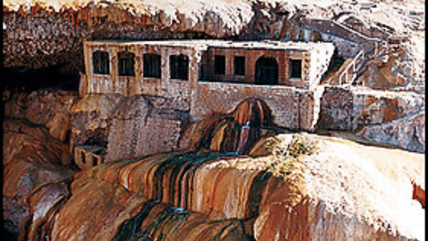 Ancient spa ruins at Puente del Inca