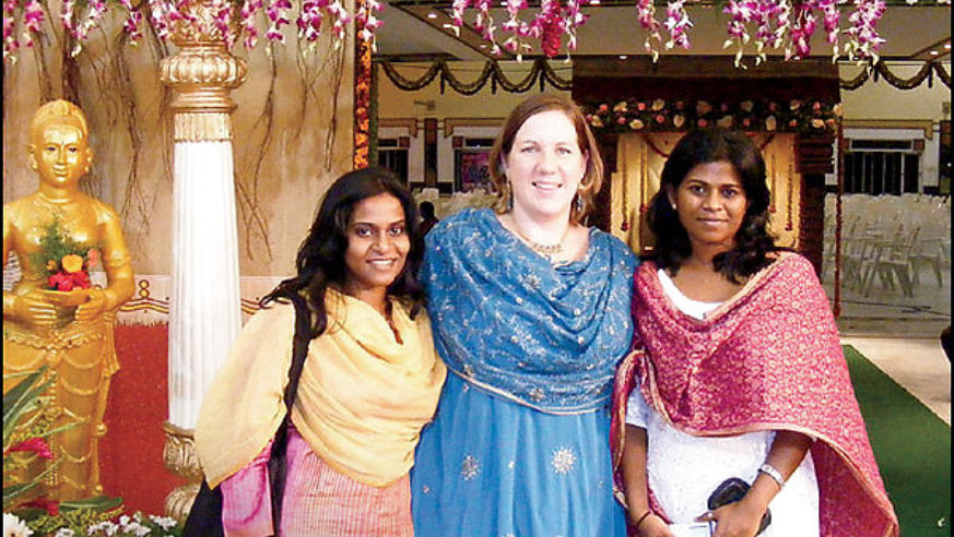 Left to right: Princy, Laura, and Edel