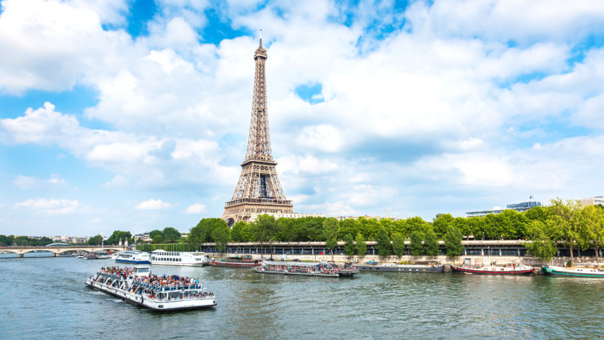 Eiffel Tower, Seine, Paris, France