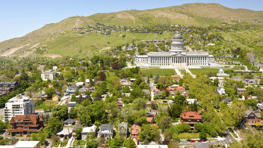 Locals Know Best Salt Lake City Utah Budget Travel Hillside With Capital Building And Houses