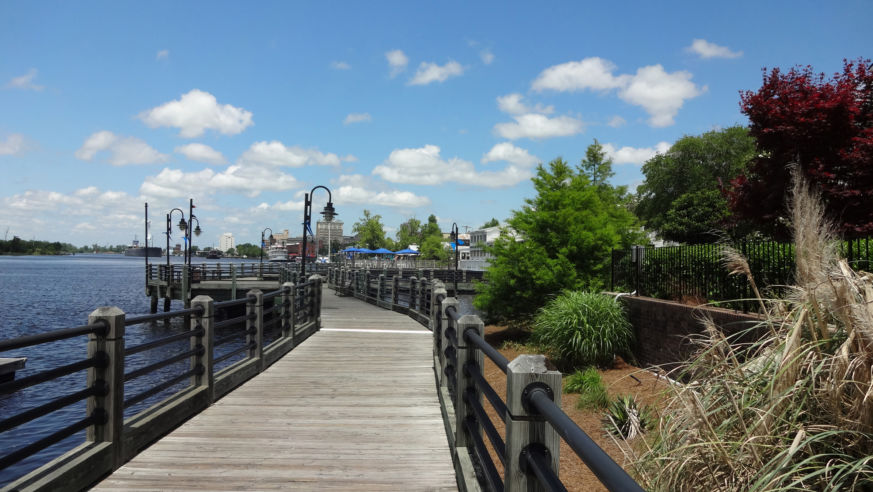 River walkway