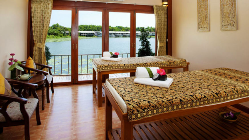 A spa room in Thailand