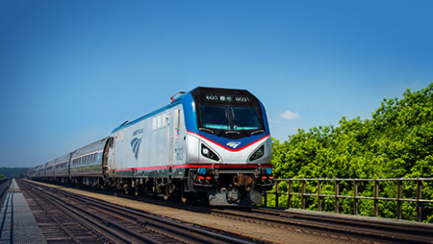 Amtrak train