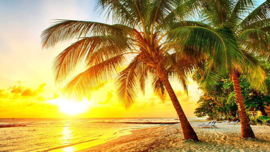 morning in aruba