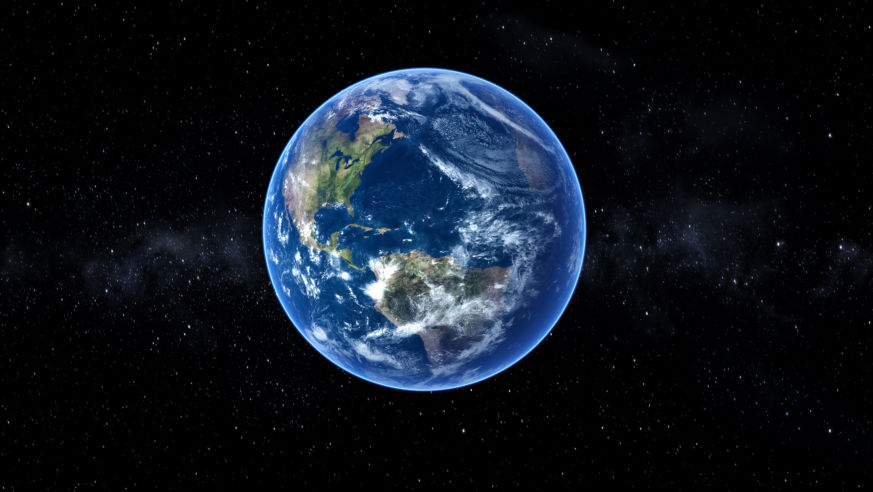 earth from space