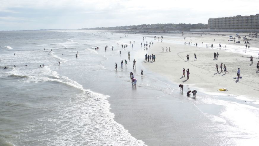 Folly Beach in South Carolina