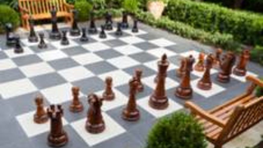 Giant Chess Board at the Doubletree San Juan