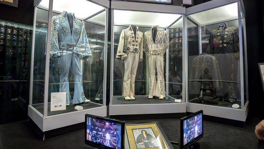 Elvis's costumes at Graceland, Memphis, Tennessee