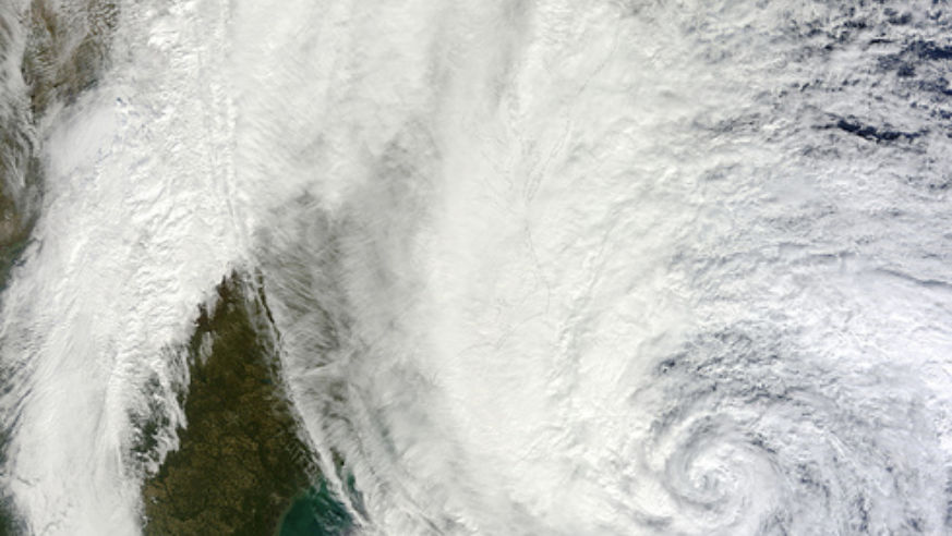 Hurricane Sandy off the Carolinas