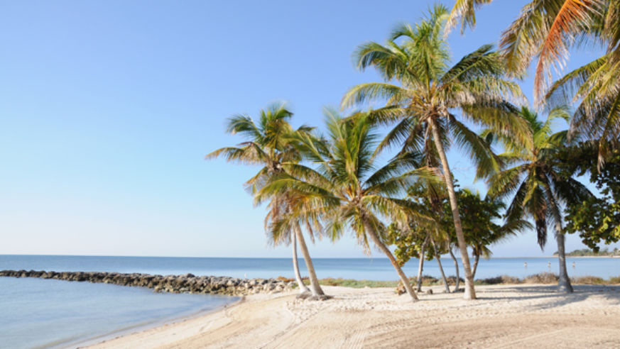 Key West Beach in Florida