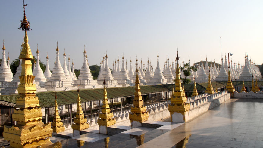 Kuthodaw Pagoda in Myanmar
