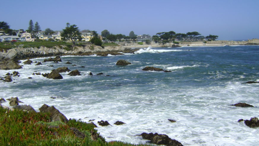 Monterey coast near lover's point