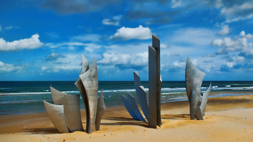 Memorial on Normandy's Beaches