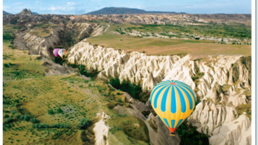 Hot-air ballooning in Cappadocia, Turkey