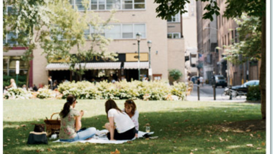 Picnicking at Rittenhouse Square