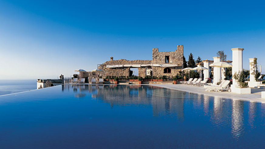 The Hotel Caruso Belvedere's infinity pool