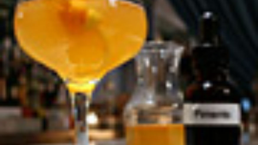 Red Moon Fizz cocktail