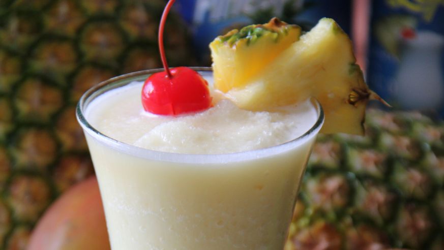 Pina Colada Puerto Rico Caribe Hilton