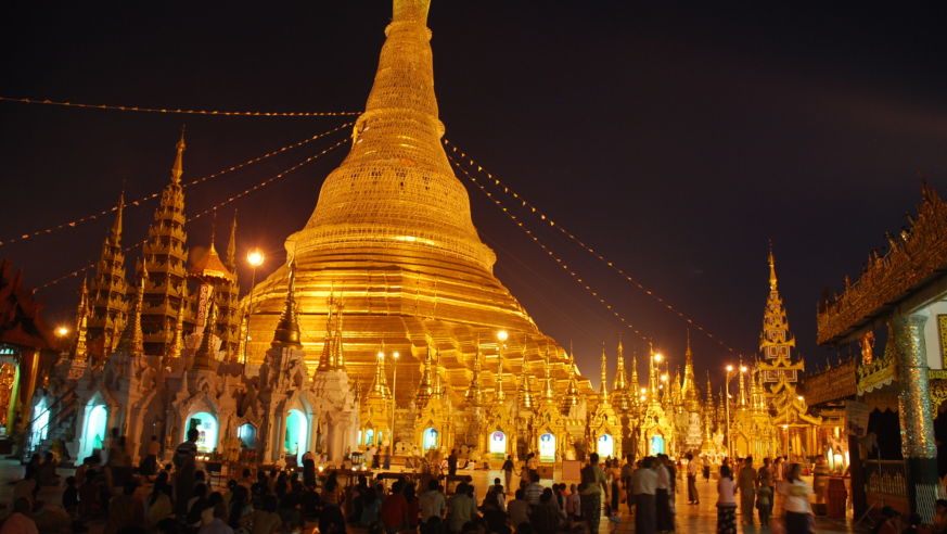 Shwedagon Pagoda in Yangon