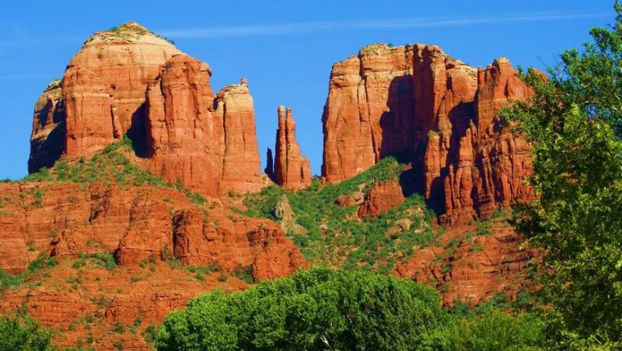 the red rocks in sedona are outstanding