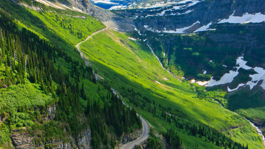 Glacier National Park's Highline trail