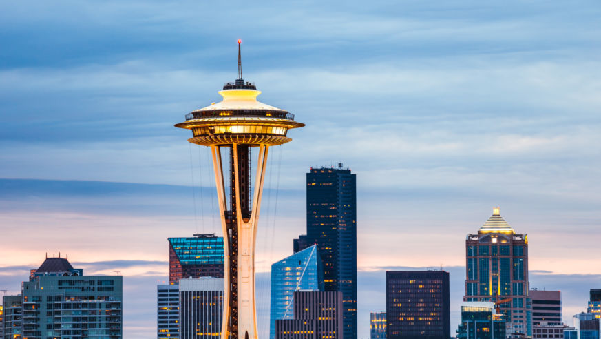 Seattle Skyline With Space Needle