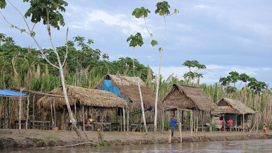 Shipibo Village in the Peruvian Amazon