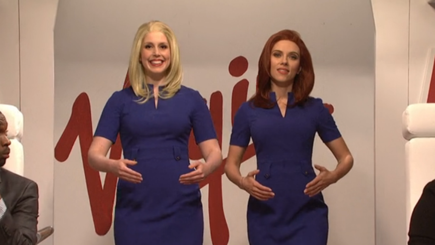 SNL flight attendants