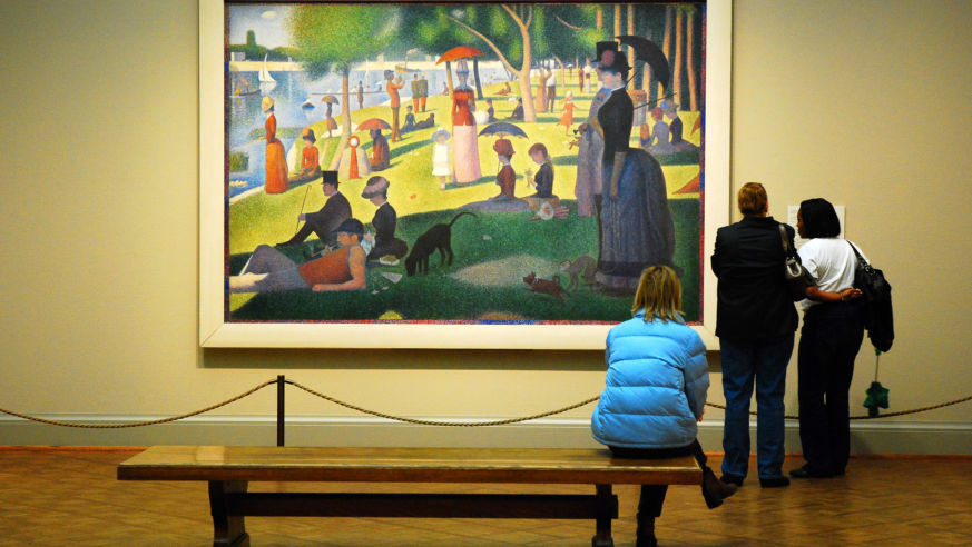 Sunday in the Park painting, Chicago