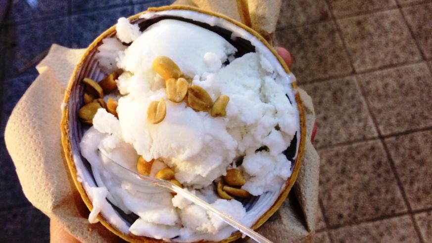 Thai coconut ice cream