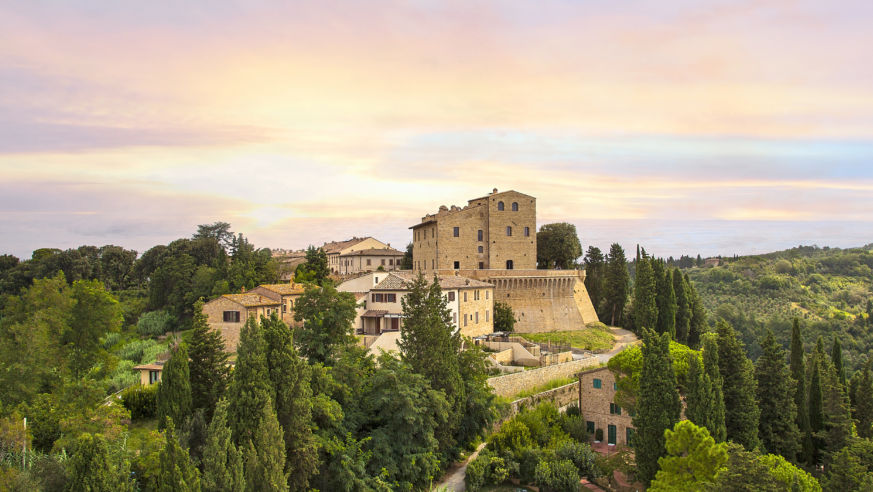 Castle at Castelfalfi in Tuscany