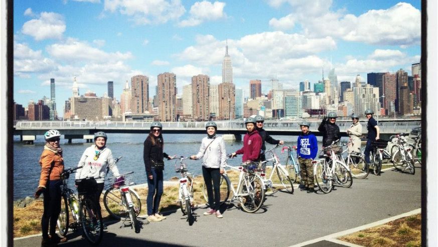 The Group Shot from the Brooklyn Bike Tour