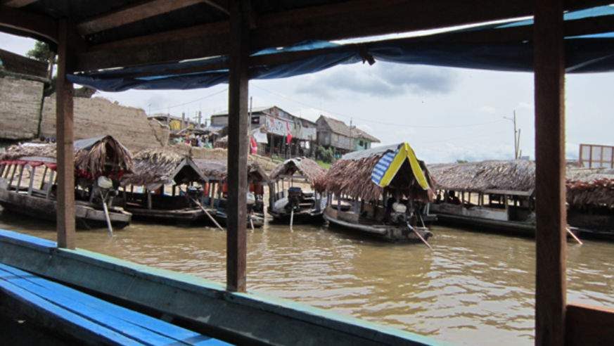Traveling the Amazon by boat