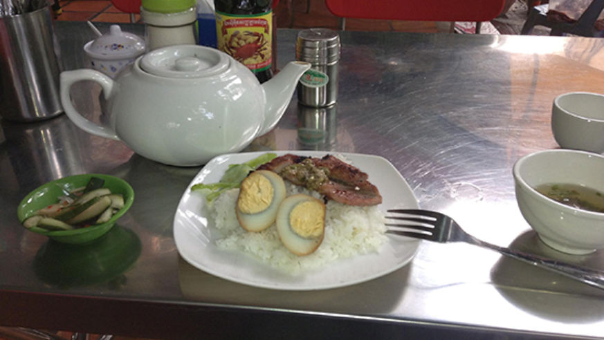 Typical Cambodian Breakfast