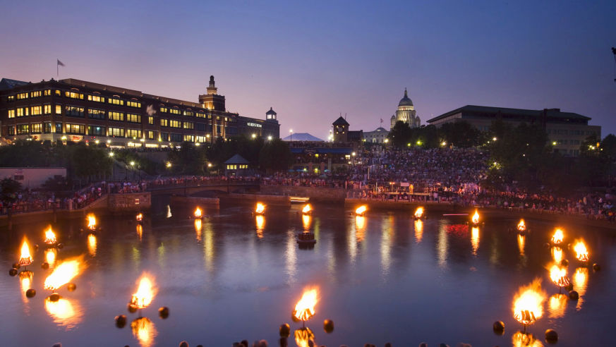 Waterfire in Providence, Rhode Island