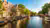 Amsterdam Holland Canals blue sky