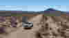Car on Desert Highway